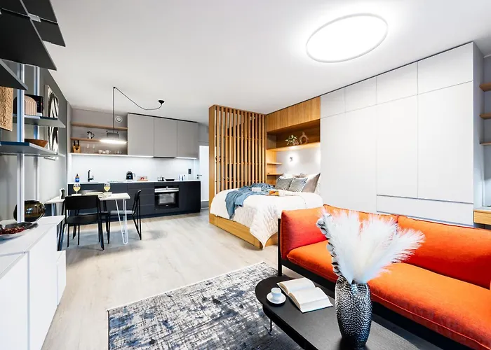 Days - With Terrace And Garage In Modern Building
